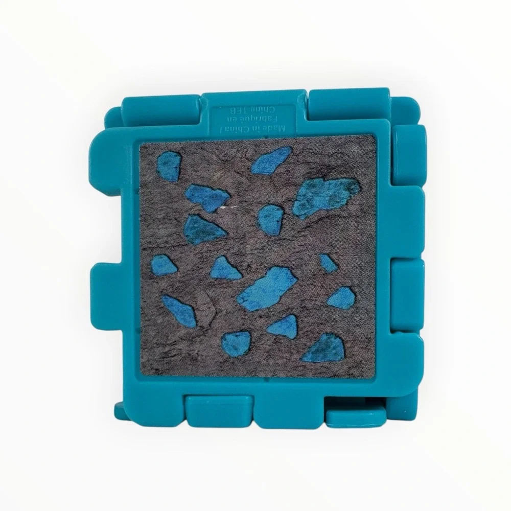 McDonald's 2025 A Minecraft Movie Happy Meal Stone Block Blue Cube Toy
